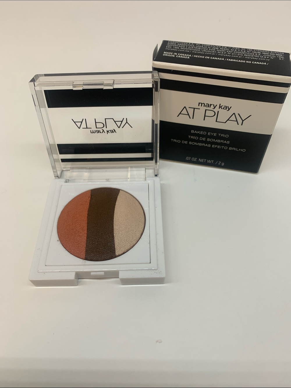 Mary Kay At Play Eyeshadow Trio - Copper, Pumpkin spice